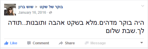 בוקר של שקט